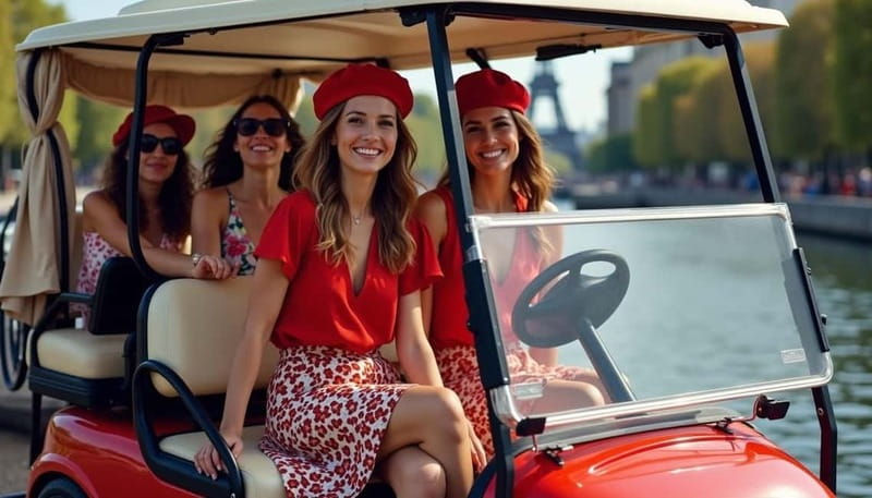 Paris: Private Golf Cart Tour with Local Guide - A quiet electric cart, starting at Place Vauban