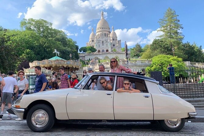 Paris Private Guided Tour in a Vintage Open Top French Car - A vintage open-top Citroën plus a real Paris guide