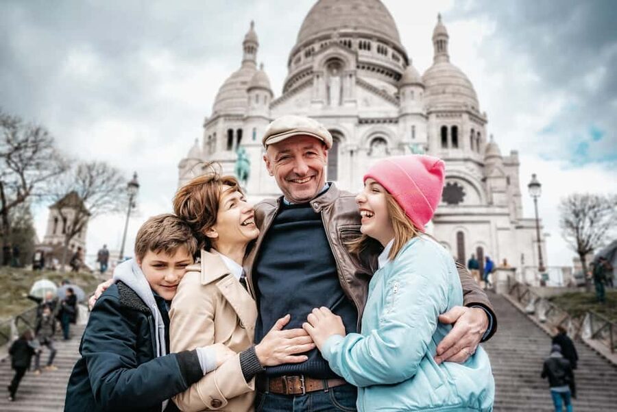 Paris: Private Montmartre Photoshoot with Parisian Charm - Cobblestones, stairways, and the Sacré-Cœur view that sells the story