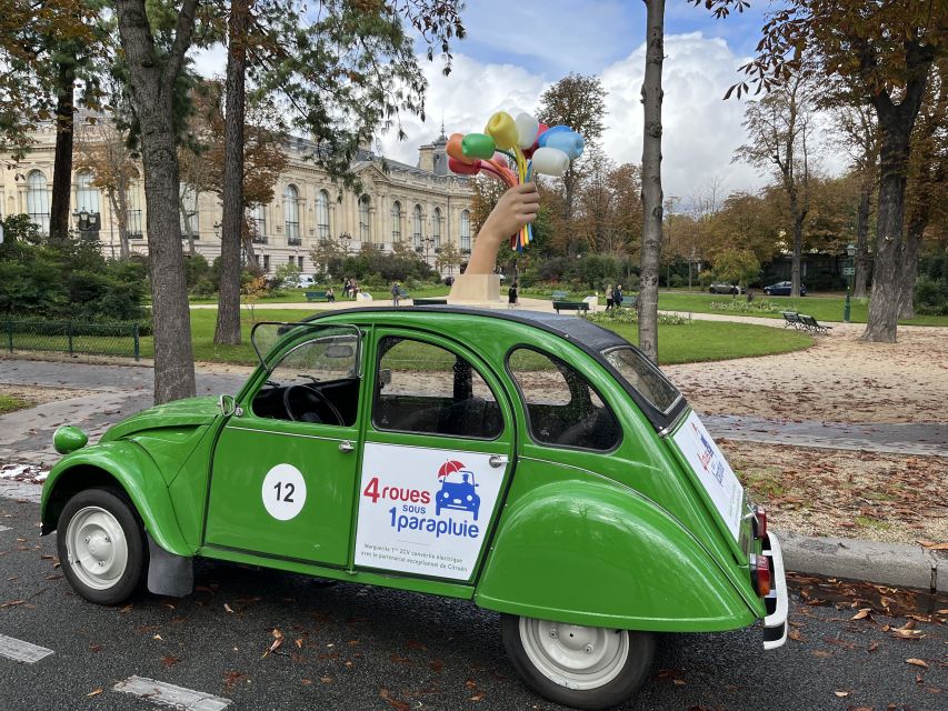 Paris: Private Sightseeing Tour in Citroën 2CV - Seeing more than the postcards: neighborhoods and street character