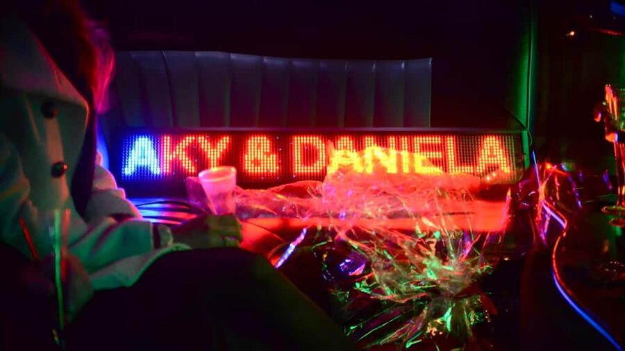 Paris: Romantic Limousine Tour - The personalized LED love message at the Eiffel sparkles