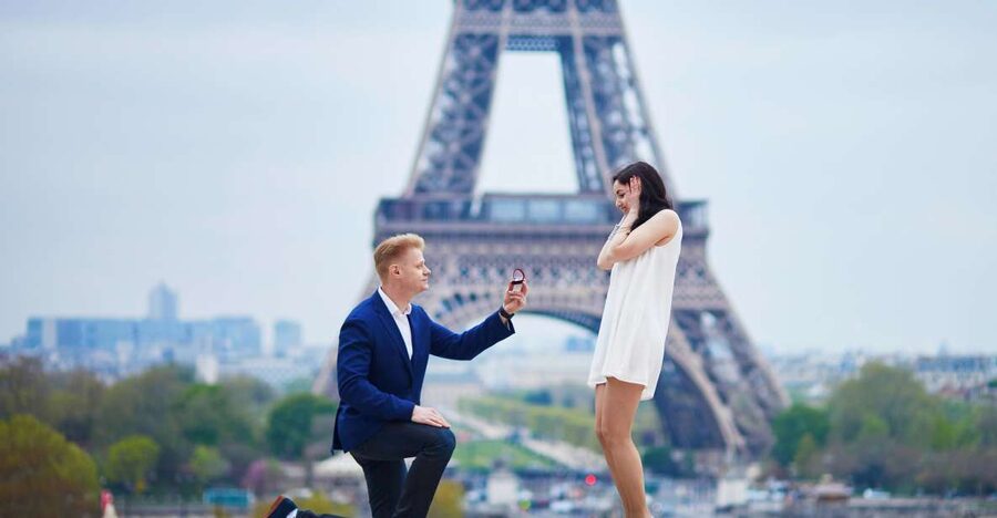 Paris: Romantic Photoshoot for Couples - Meeting at 8 Port de Suffren, and why it sets the tone