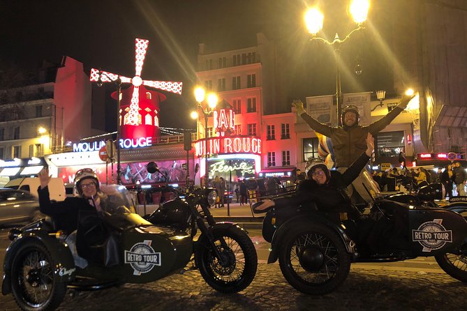 Paris Romantic & Private Tour By Night on a Sidecar Ural - Saint-Germain-des-Prés: Cafés, Bookshops, and Existentialist Paris Air