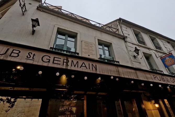 Paris Saint Germain Des Pres Walking Tour with Cruise Option - Hotel La Louisiane: the writers and jazz musicians who shaped the address