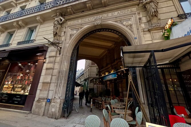 Paris Saint Germain Des Pres Walking Tour with Cruise Option - Rue de Buci and Cour du Commerce Saint Andre: old streets and a famous older restaurant