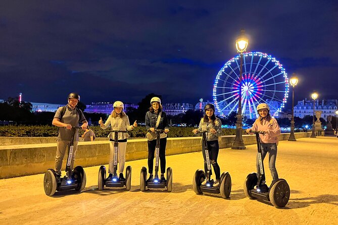 Paris: Segway Night highlights small group tour - The Eiffel Tower at night: lights, photos, and guide timing