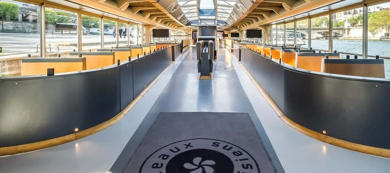 Paris: Seine Cruise & Crepe Tasting near the Eiffel Tower - Comfort choices on board: upper deck vs glass lower level
