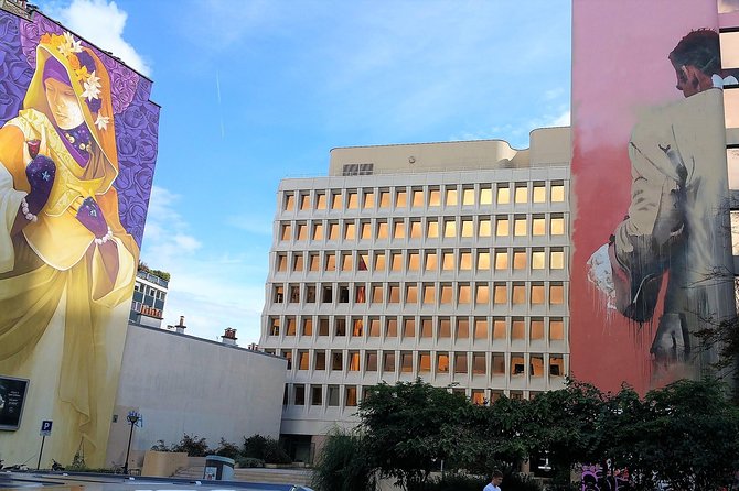 Paris Street Art bike tour - Open Air Museum - Station F: creativity hub, Big Mama, and a coffee or tea break