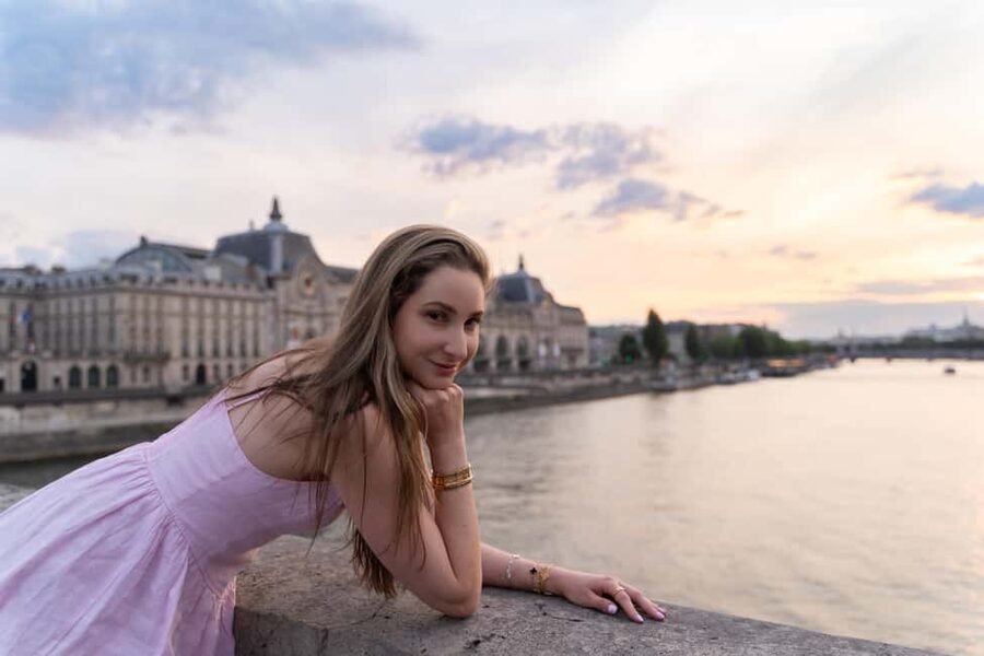 Paris:sunset photoshoot in ❤️️ of Paris- Louvre Orsay Eiffel - Quick take: best parts of this sunset shoot