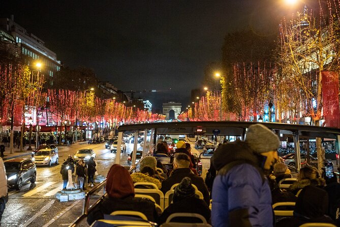 Paris Tootbus Festive Christmas Lights Tour - Traffic reality: your itinerary may get stretched