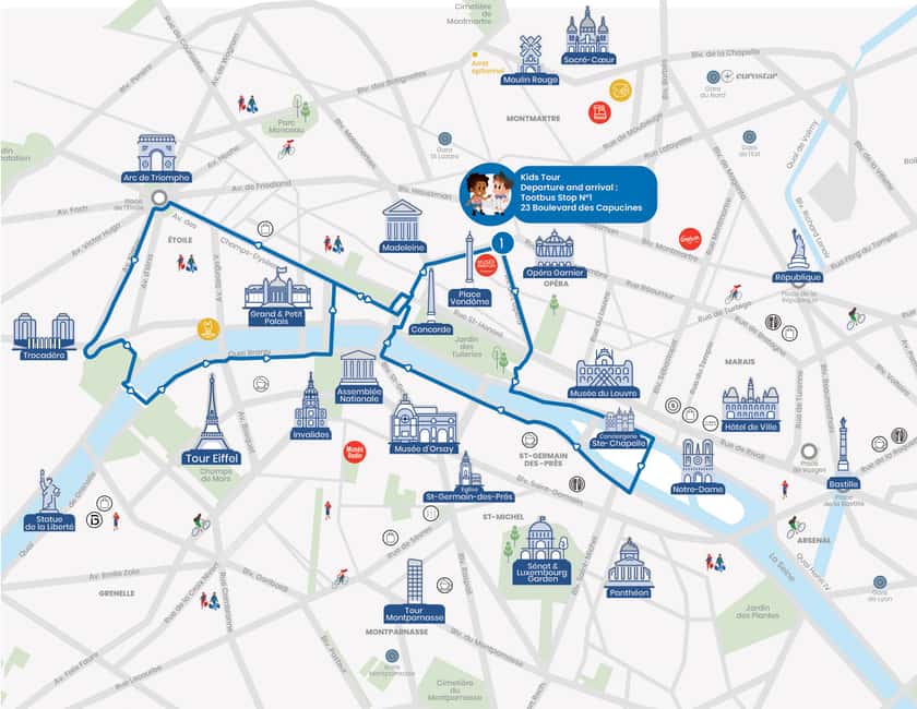 Paris: Tootbus Kids Bus Tour Experience - Why a 90-minute Kids Paris Loop can be the smartest timing