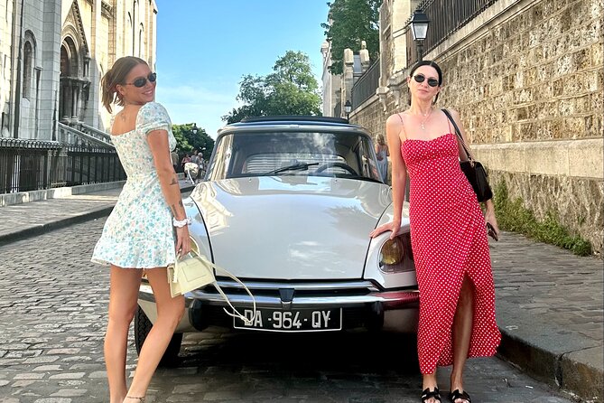 Paris TV Show Tour in a Open Top Vintage French Car Citroen DS - The Classic Core: Palais Royal, Notre-Dame, and the Bridge Views