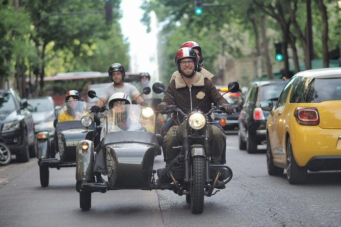 Paris Vintage Private City Tour on a Sidecar Motorcycle - Palais-Royal and the arcade world: gardens, courtyards, and Galerie Vivienne