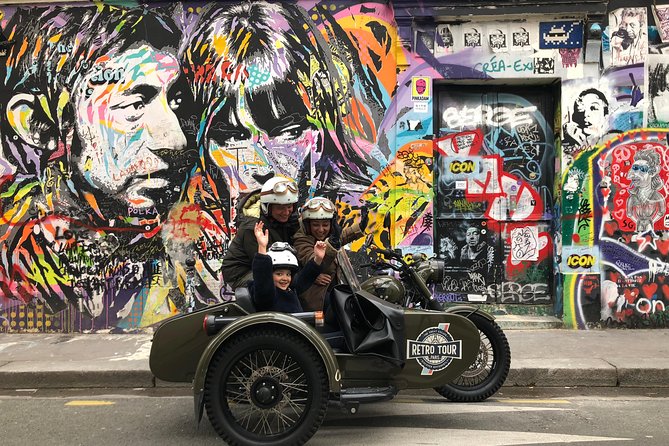 Paris Vintage Private City Tour on a Sidecar Motorcycle - Montmartre approach via Rue Lepic: calm streets and big views