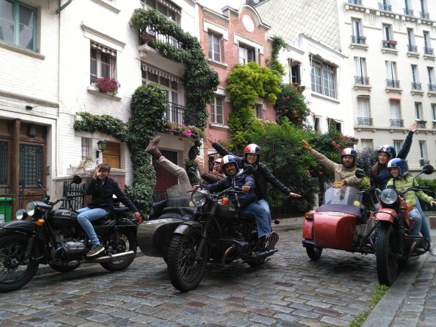 Paris Vintage Sidecar Premium & Private Half-Day Tour - Pickup, seating, and the 2-hour pacing you’ll feel