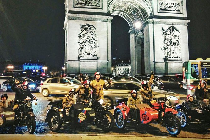 Paris Vintage Tour by Night on a Sidecar with Champagne - Montmartre without the hike: Sacré-Cœur inside and quiet streets