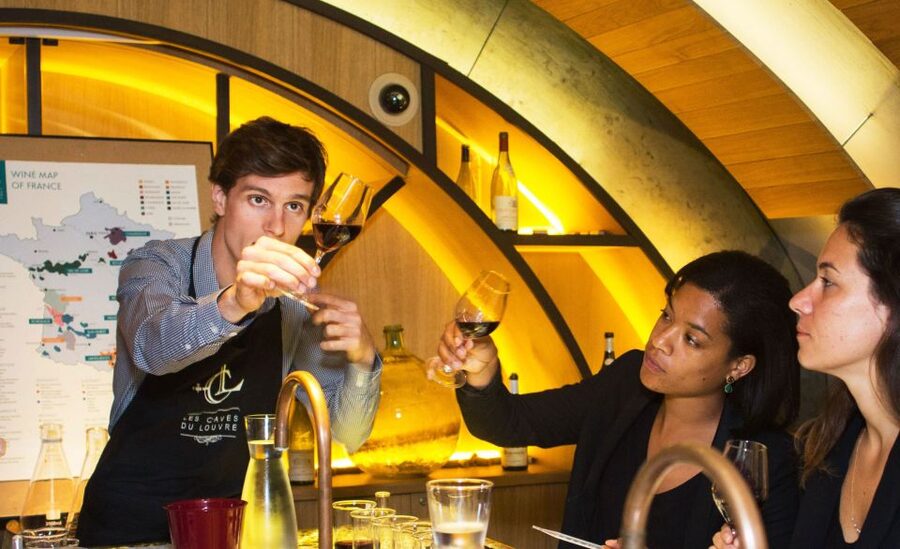 Paris: Wine Making Workshop - Designing the label, then handing the bottle to yourself