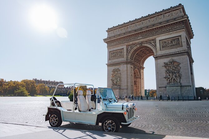Private 4 - Hour Paris Highlights Tour by Golf Cart Mini Moke - The route in three acts: Left Bank classics, central Paris icons, and Montmartre views