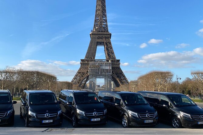 Private Airport Transfers in Paris - Clean, well-kept sedans and minivans for 1 to 8