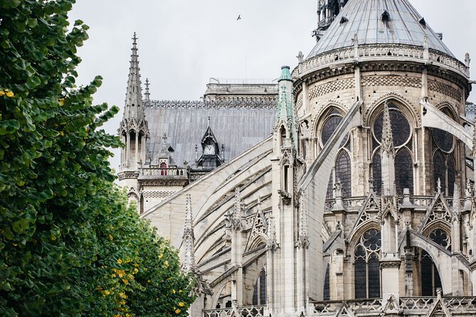 Private Historical Tour of Notre Dame - Fontaine de la Vierge: back-of-cathedral Gothic complexity