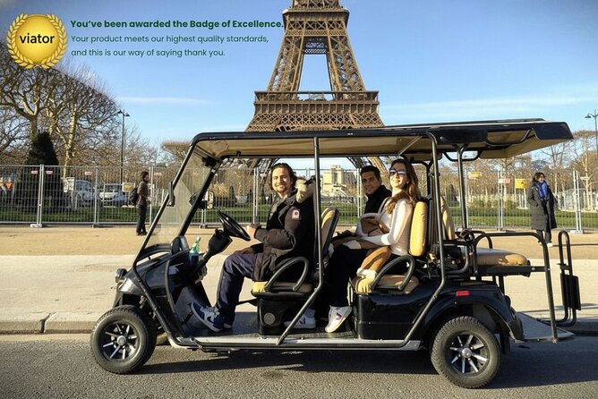 Private Paris Golf Cart Tour: Eiffel Tower & Hidden Gems - Key highlights you will feel right away
