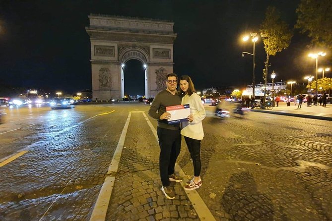 Private Paris Night Lights & Landmarks Tour - Stop 2, Champs-Elysées, cruising the most famous avenue