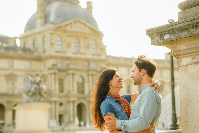 Private Photo Shoot at the Louvre - Tuileries Garden: calm background, easy outfit-friendly portraits