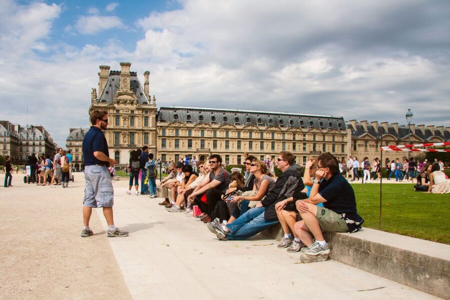Private Secrets of Paris Bike Tour - The oddball details: Dali sundial and the cannonball story