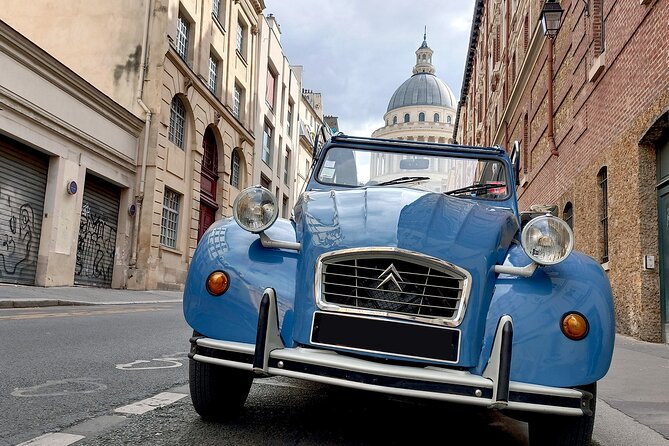 Private Tour of Paris in a convertible citroën 2CV - The one-hour Paris circuit, stop by stop