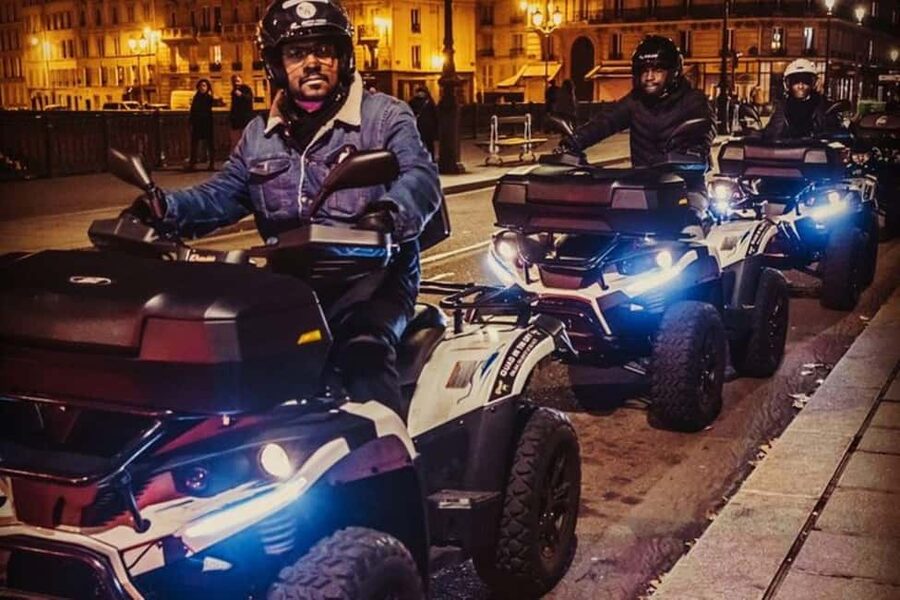 Quad City Tour Paris - What you do the whole time, gear up, then ride and shoot