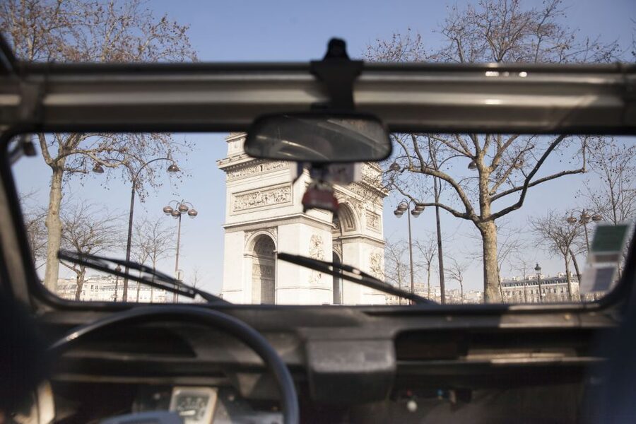 Romantic Paris Vintage Citroën 2CV Tour - Arc de Triomphe and the Champs-Élysées Axis