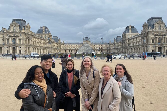 See 15+ Top Sights Paris Tour with Fun Guide, (Walking and Metro Tour) - Eiffel Tower: timed photos, not a full summit visit