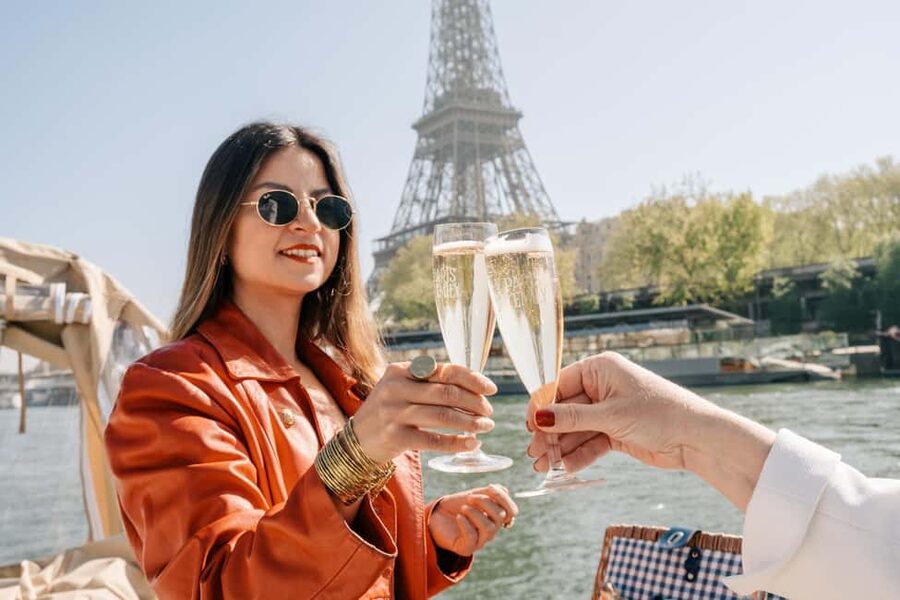 The Official Emily in Paris Champagne Seine Cruise - The Cruise Rhythm: 10 People, 90 Minutes, and the Right Pace