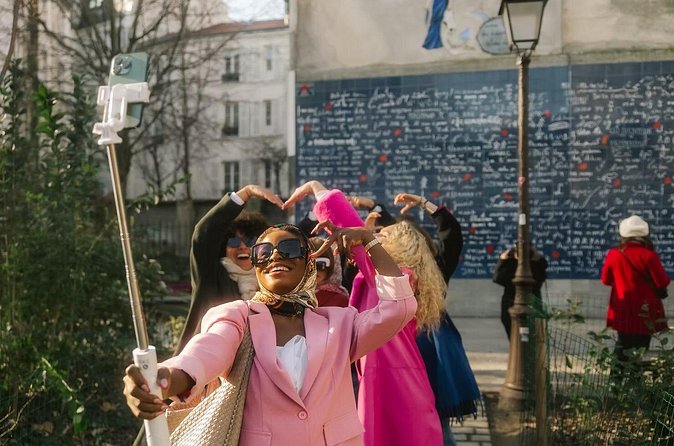 The Official Emily in Paris Montmartre Walking Tour - Wall of Love and Mur des Je T’aime, where the street becomes the scene