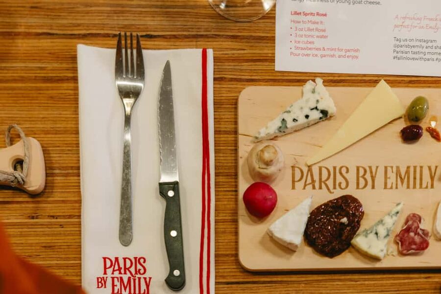 The Official Emily in Paris Wine & Cheese with Butter Making - Butter making in the style of Emily: fleur de sel, herbs, or lavender