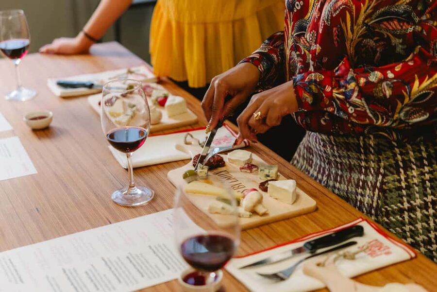 The Official Emily in Paris Wine & Cheese with Butter Making - What’s on the table: 5 cheeses, 4 wines, and fresh bread