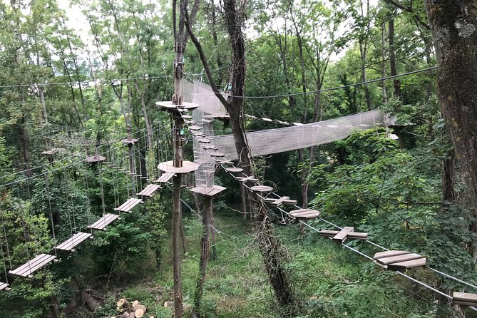 Tree Top Adventure in Rueil-Malmaison - English instruction, and how that helps your first climb