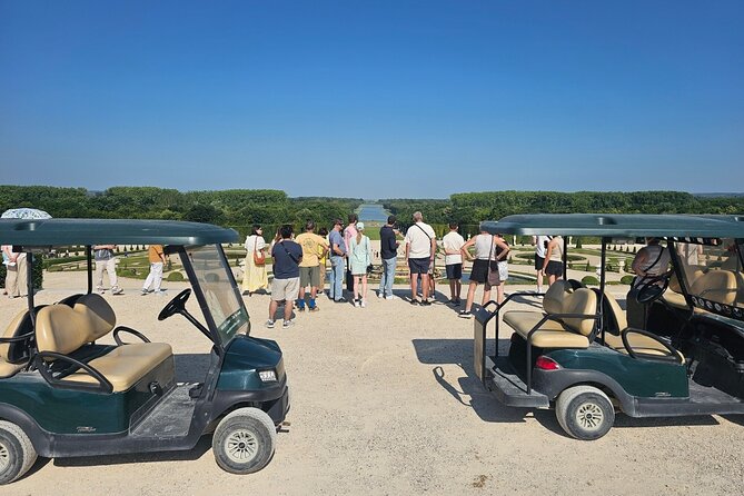 Versailles Golf Cart Guided Tour and Romantic Boat with Champagne - Price and value: what $191.45 buys you in real terms