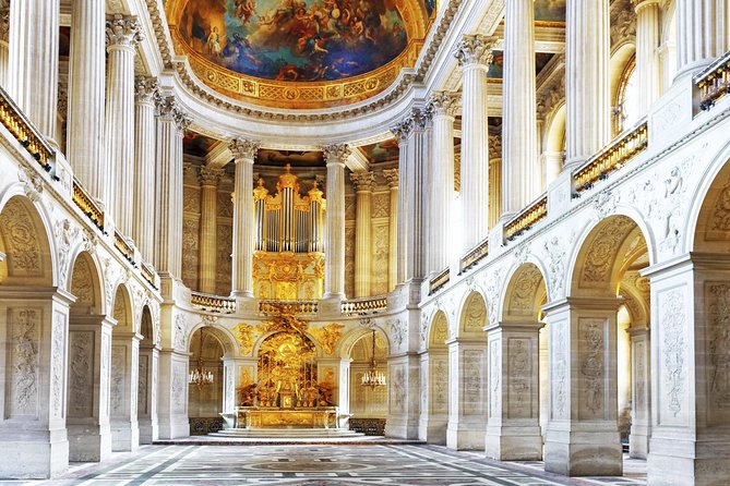 Versailles Palace and Gardens Half Day Guided Tour from Paris - Royal Apartments and the Hall of Mirrors highlight chain