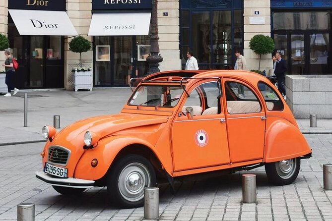 Vintage 2CV Adventure: 1-Hour Paris Highlights Tour - Inside the 2CV: Classic Music, Comfort, and the Small-Car Reality
