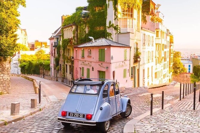 Vintage 2CV Adventure: 2 -Hour Paris Secrets Tour - Le Marais for charm and cobblestones, without the crowd pressure