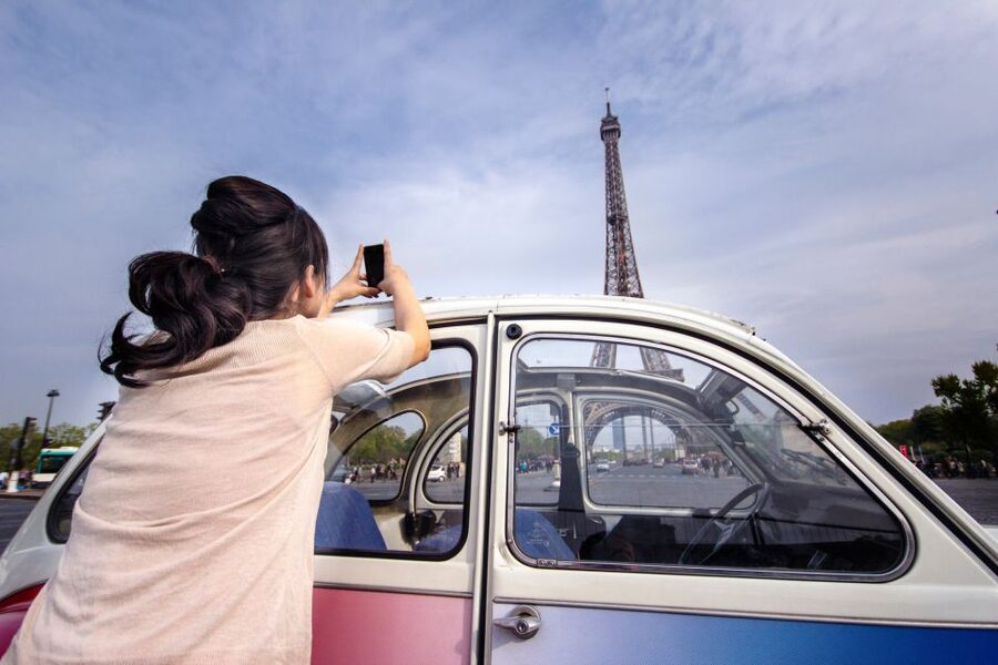 Vintage 2CV tour + Cruise - Timing and traffic realities in central Paris