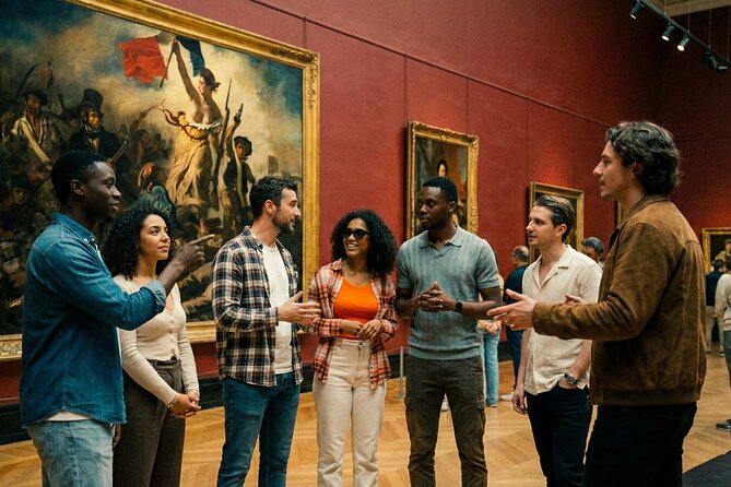 VIP Louvre Mona Lisa & Highlights Tour with Reserved Access - Where you meet: Arc du Carrousel, Louvre pyramid view