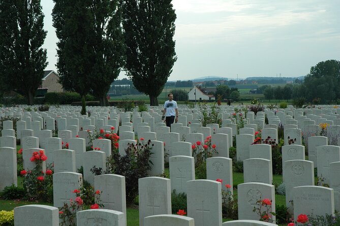 WWI Private Day Trip with Ypres Salient Battlefield in Flanders from Paris - St Julien Memorial and Polygon Wood: The Canadian and Australian Markers